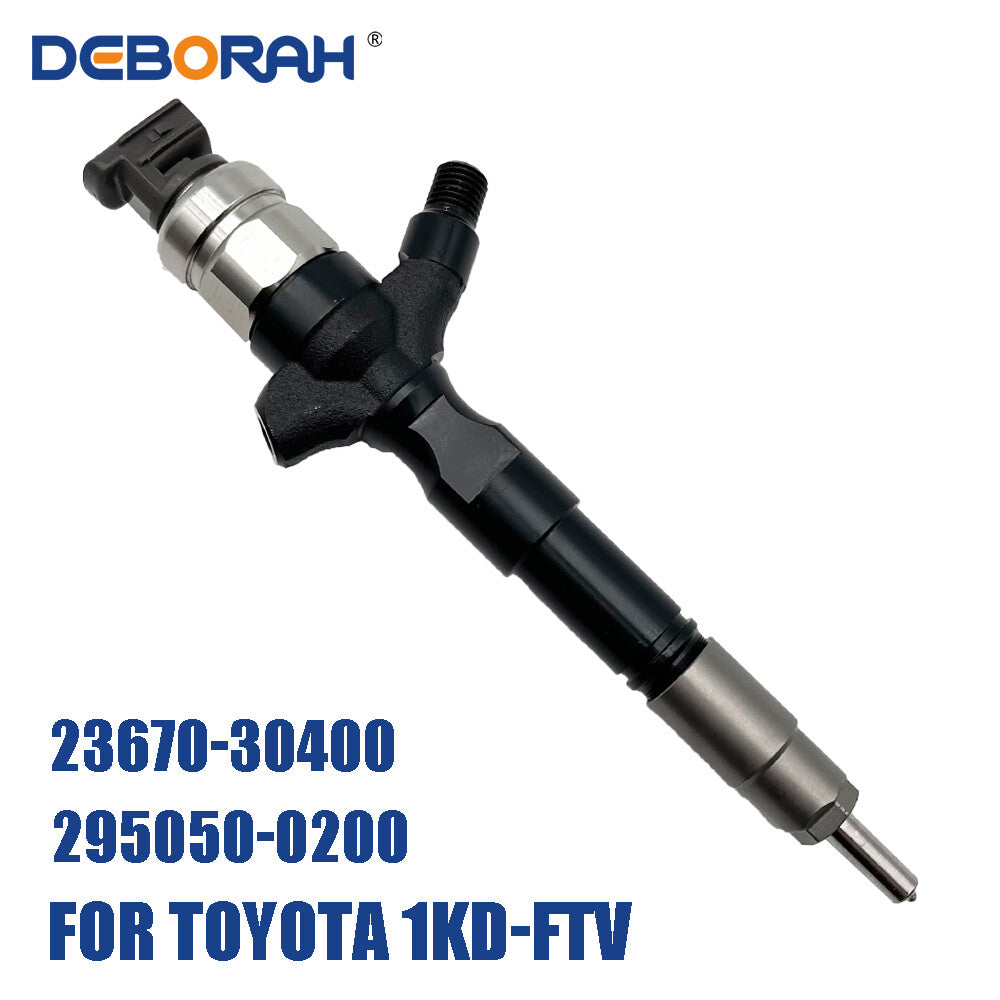 4pcs 295050-0200 23670-30400 2367030400 Diesel Injector Assembly for Toyota Hilx