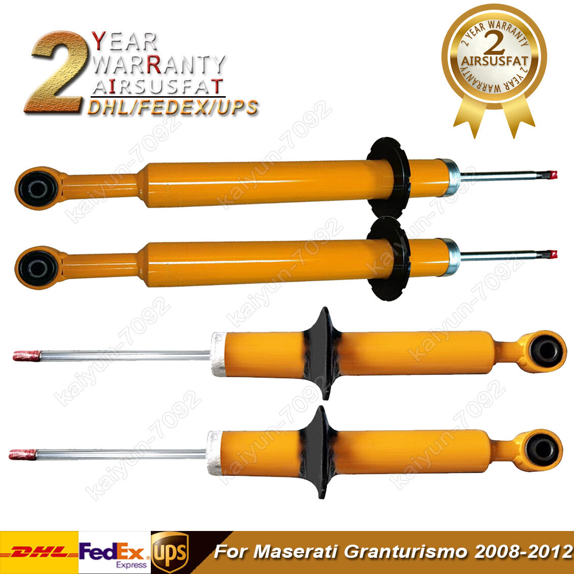 4x for Maserati Granturismo 2008-2012 Front Rear Suspension Shock Absorber Cores