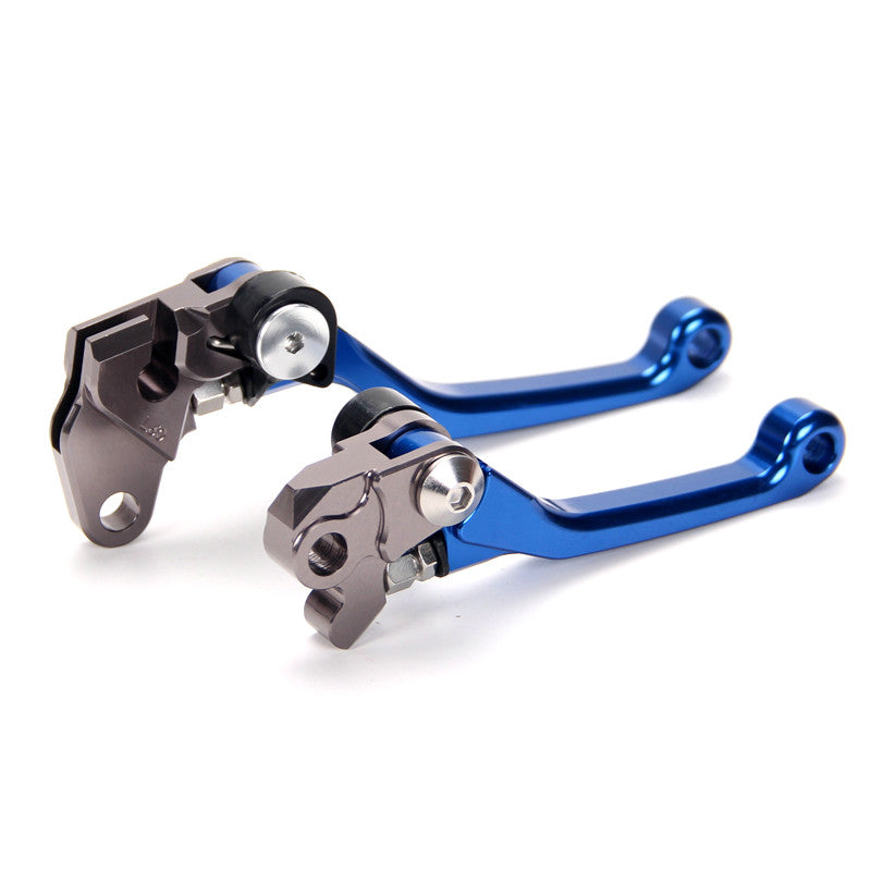 US Dirtbike Brake Clutch Levers for YAMAHA WR250F/WR450F 2005-2015 04-05 Blue