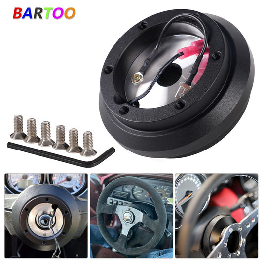 190H Aluminum Steering Wheel 6-Hole HUB Adapter Kit for 87-91 Prelude