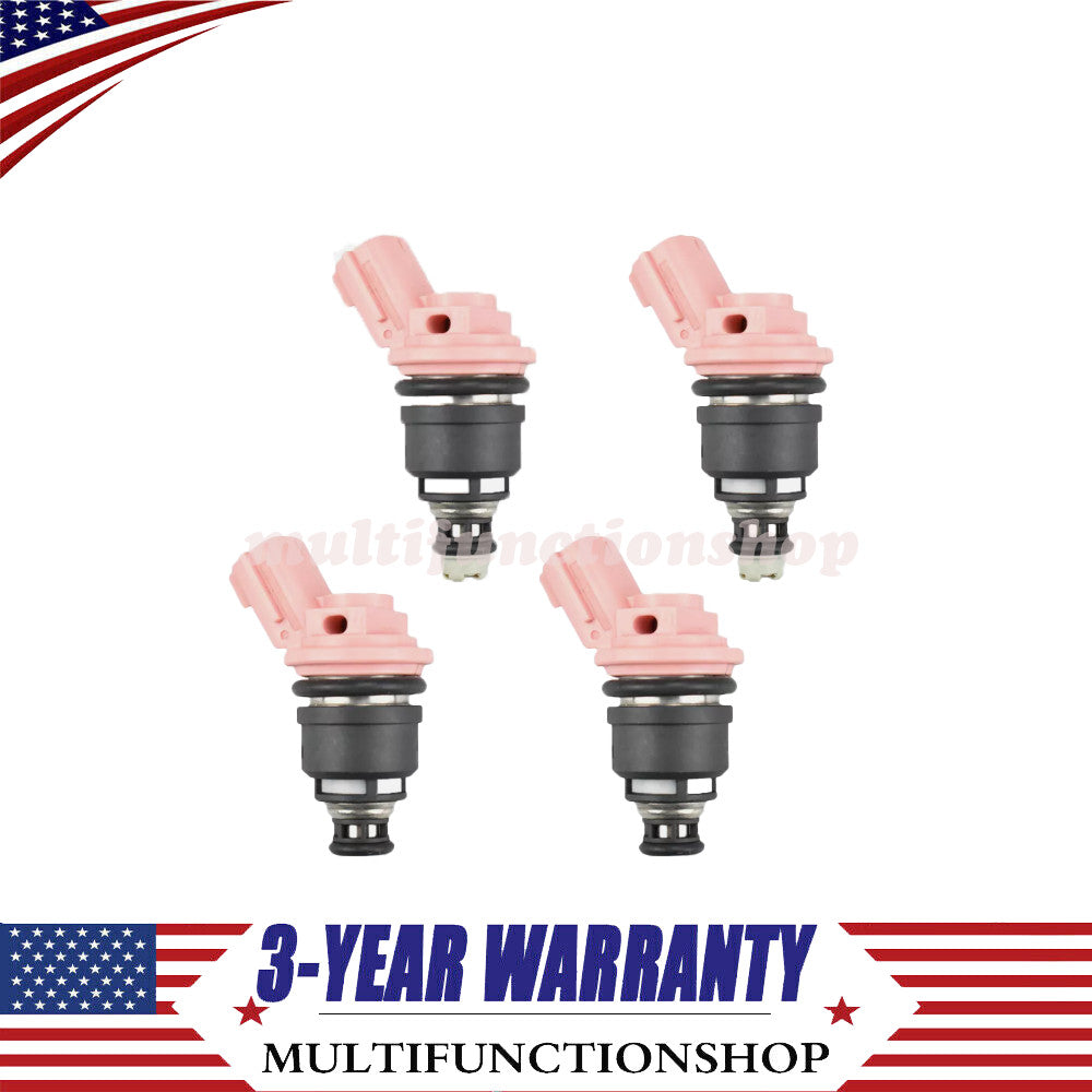 4x Fuel Injectors Fit 1991-1999 for Nissan Sentra 1.6L 16600-57Y00 16600-7E001