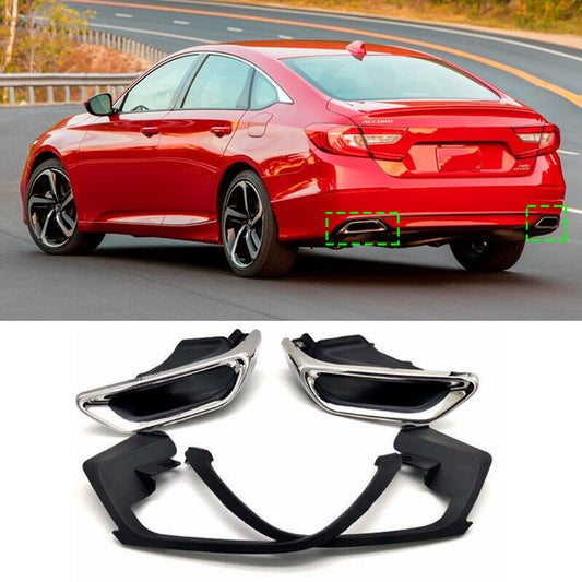 for Honda Accord 10th 2018 2019-2020 Exhaust Muffler Tail Pipe Tip Tailpipe Set