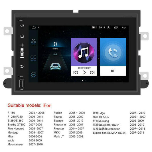 Fit for Ford F150 BT-04-08 Stereo Radio GPS NAVI 16GB 7INCH Android 10.1 OBD RDS