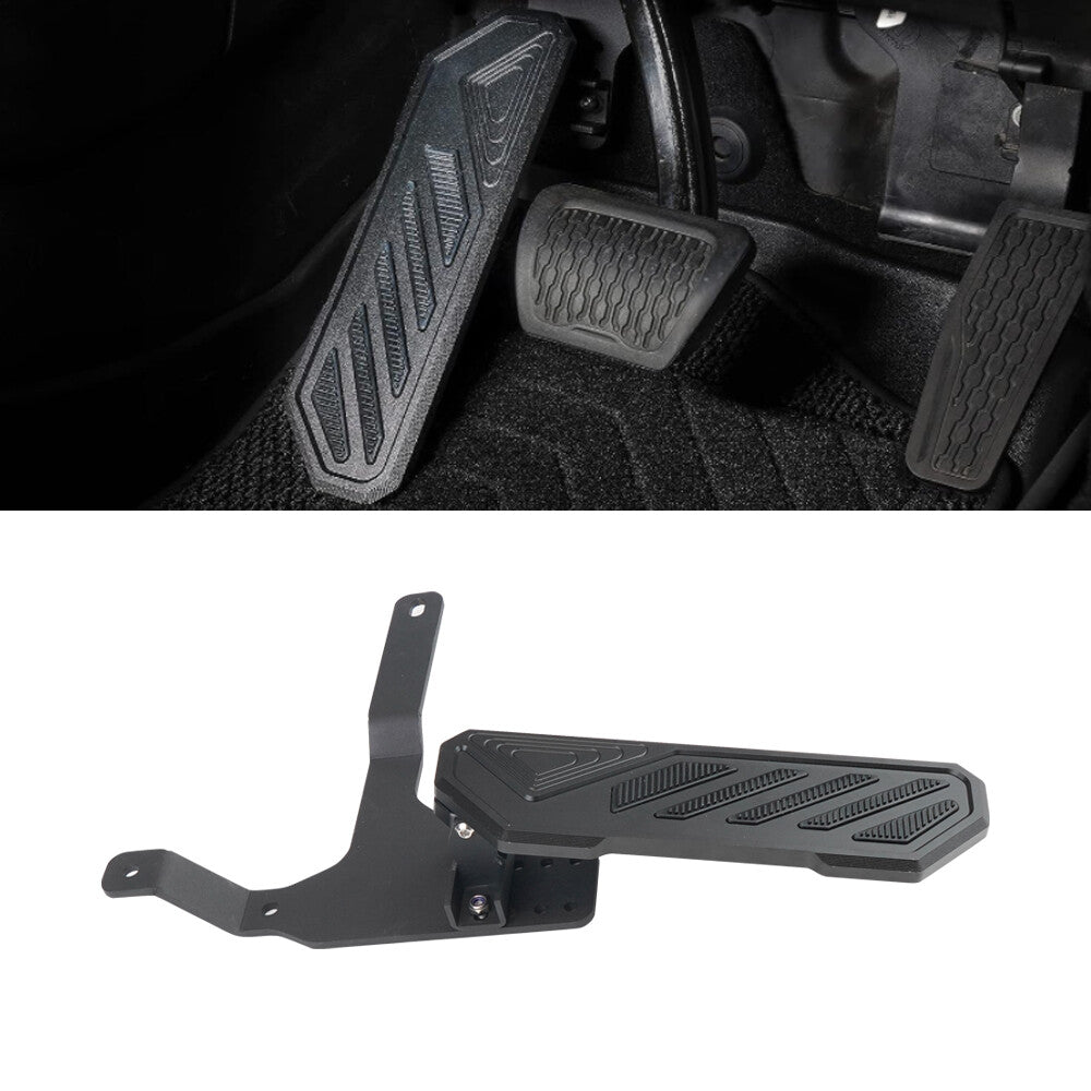 Dead pedal footrest pad, left kick plate anti-slip for 2007-23 for Jeep for Wrangler