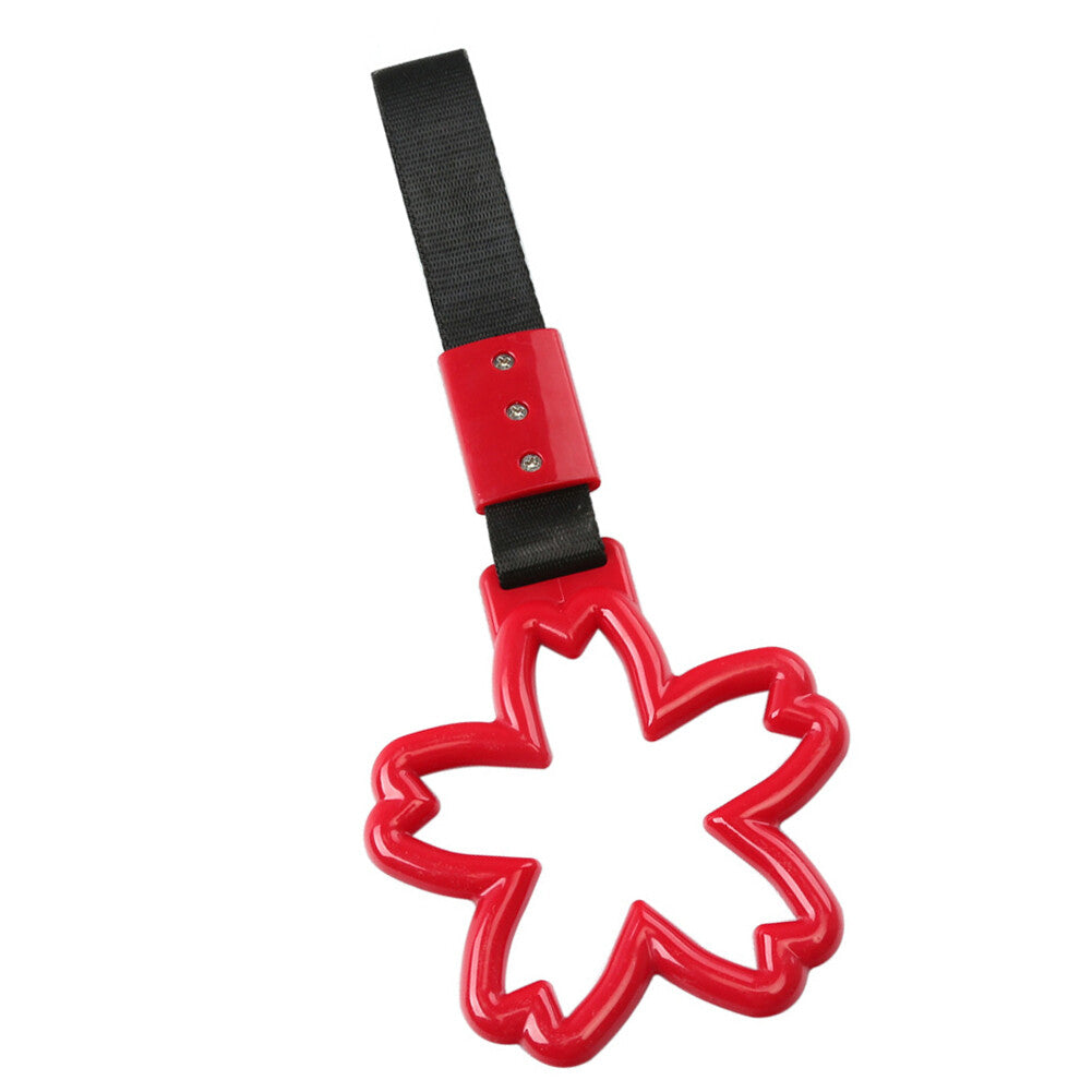 Ring Train Bus Handle Hand Strap Drift Charm Tools Black+red Cherry Shaped