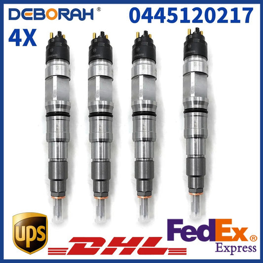 4PCS 0445120217 AND BRAND COMMON RAIL FUEL INJECTOR 51101006126 for MAN