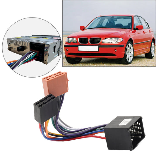 Car Radio Adapter Stereo Harness Cable Plug for BMW E30 E36 E46 E34 E39 E56 Z3