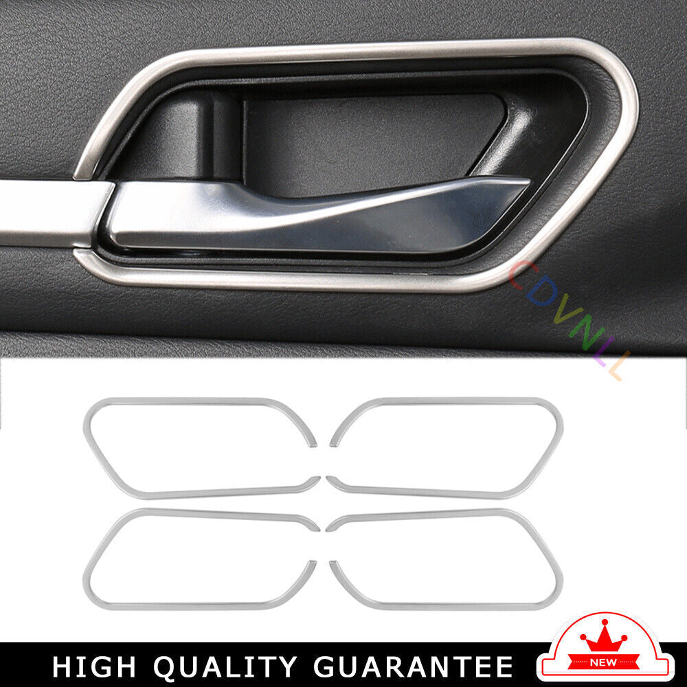 Inner Door Handle Cover Trim Fit for Nissan Altima Teana 2019-2022 Silver Steel