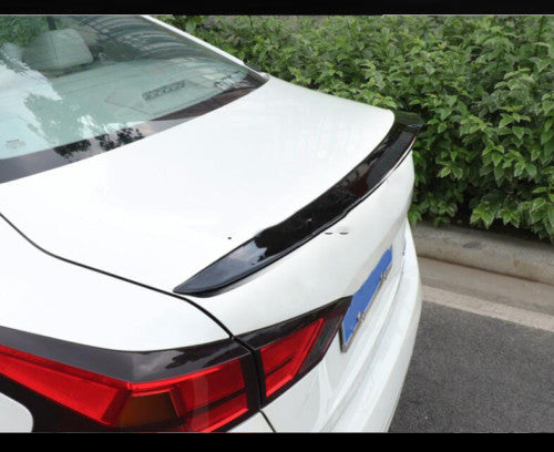 Glossy Black ABS Rear Trunk Tail Spoiler Wing Lip Trim for Nissan Altima 2019-24