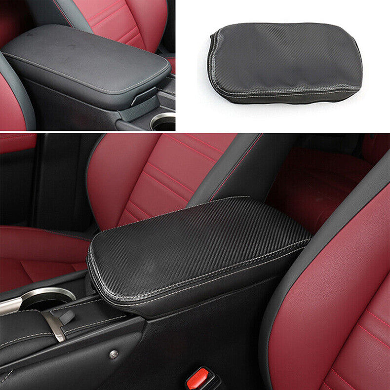 Carbon Fiber Armrest Box Holster Pad Mat Cover Kit for Lexus NX200t 300h 2015-21