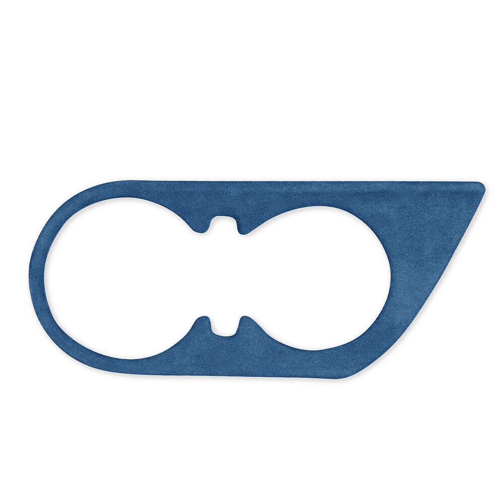 Middle Console Drinking Glass Trim Inner for Chevrolet Camaro 2016-20 Blue Suede