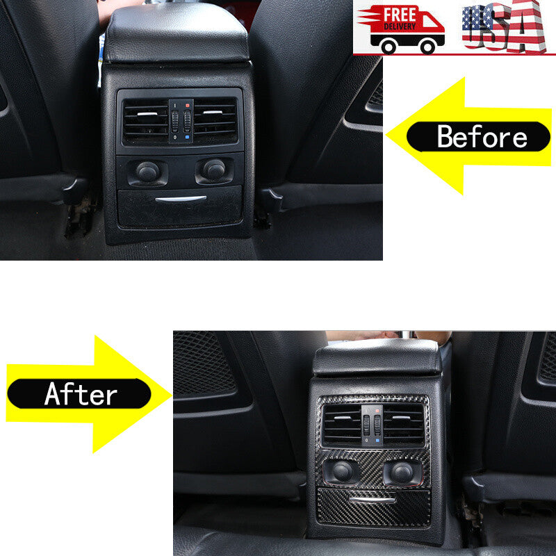 The black interior center console armrest storage box tray is suitable for the for Audi Q4 e-tron.