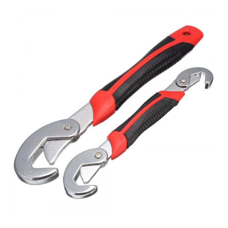 Auto 2Pcs Adjustable Spanner Quick Snap Grip 9-32mm Wrench Multi-function Wrench