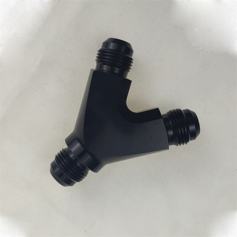 2pcs -6AN AN 6 Y Fuel Block Fitting Junction Coupler Adapter 6/6/6 T -6/-6/-6
