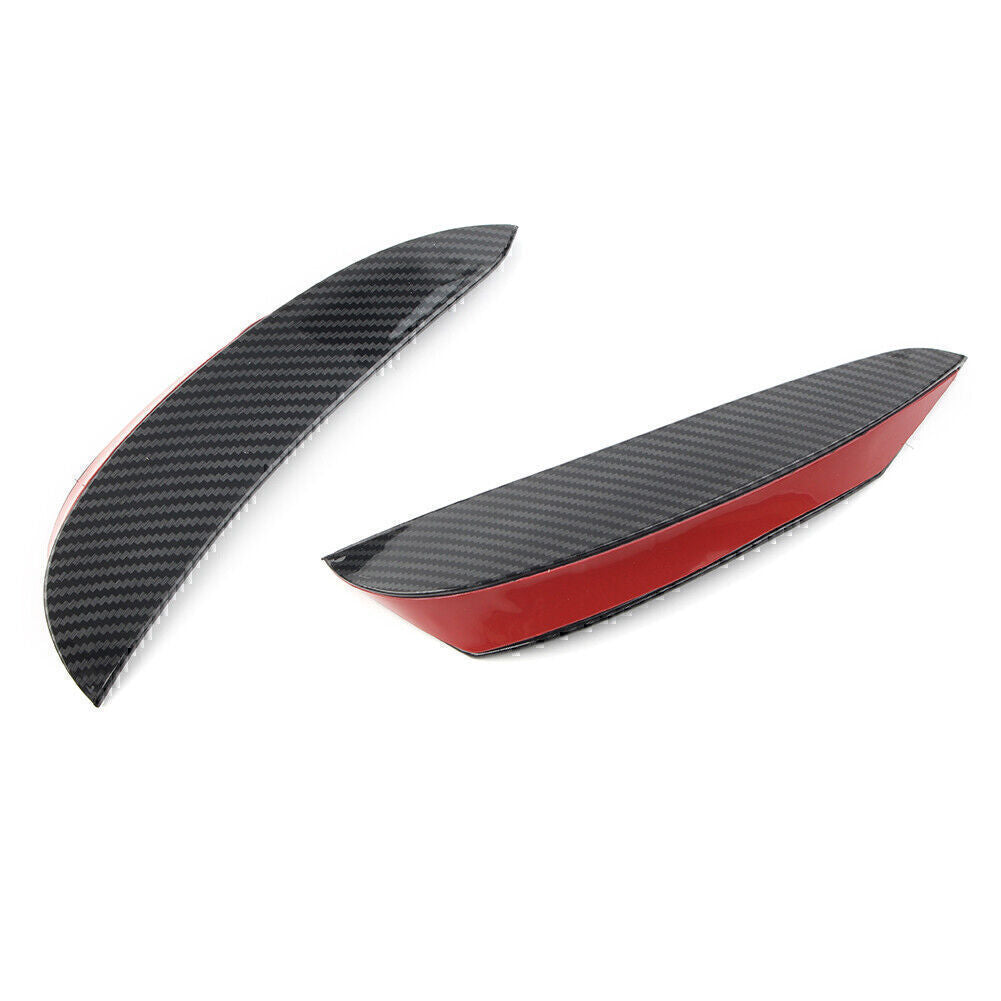 Front Bumper Canards Vent Flaps Carbon Fiber for Mercedes Benz E W213 Sport