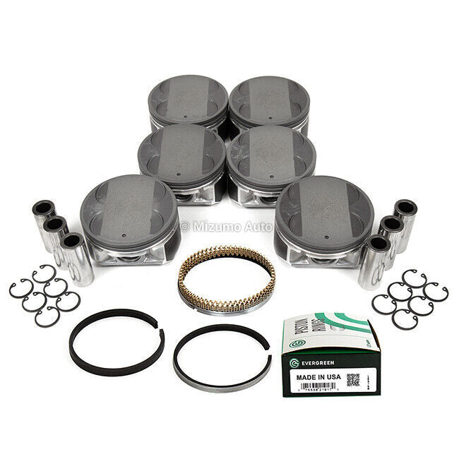 6x Engine Piston Set For 04-06 for Nissan Altima Maxima Quest 3.5 VQ35DE A2010-7Y001