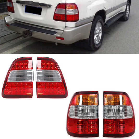 The complete set of rear taillights and rear brakes is suitable for Toyota for Land Cruiser 1998-2007.