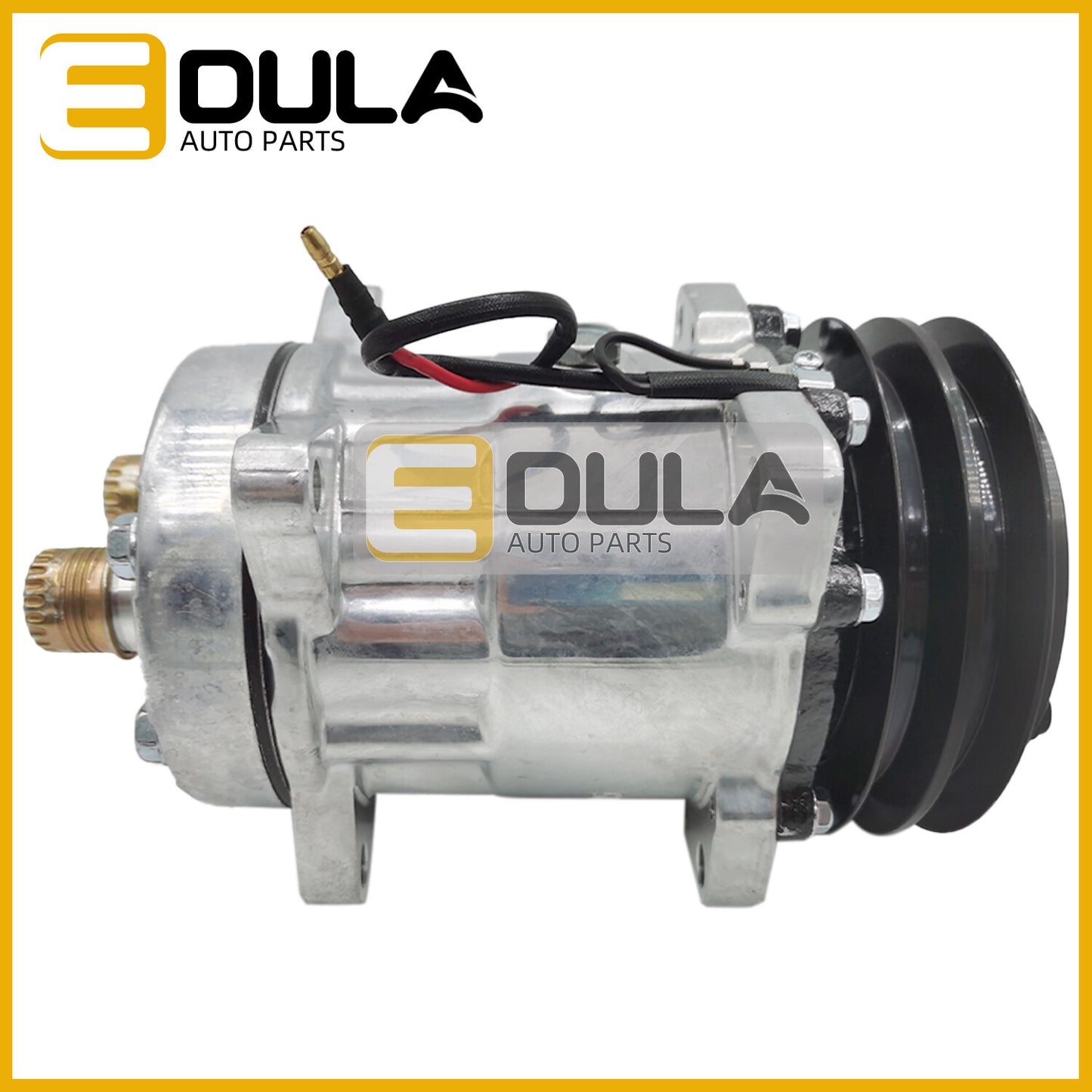 AC compressor with clutch suitable for heavy-duty applications SD709 7402 2009839 12V 2PK 124MM