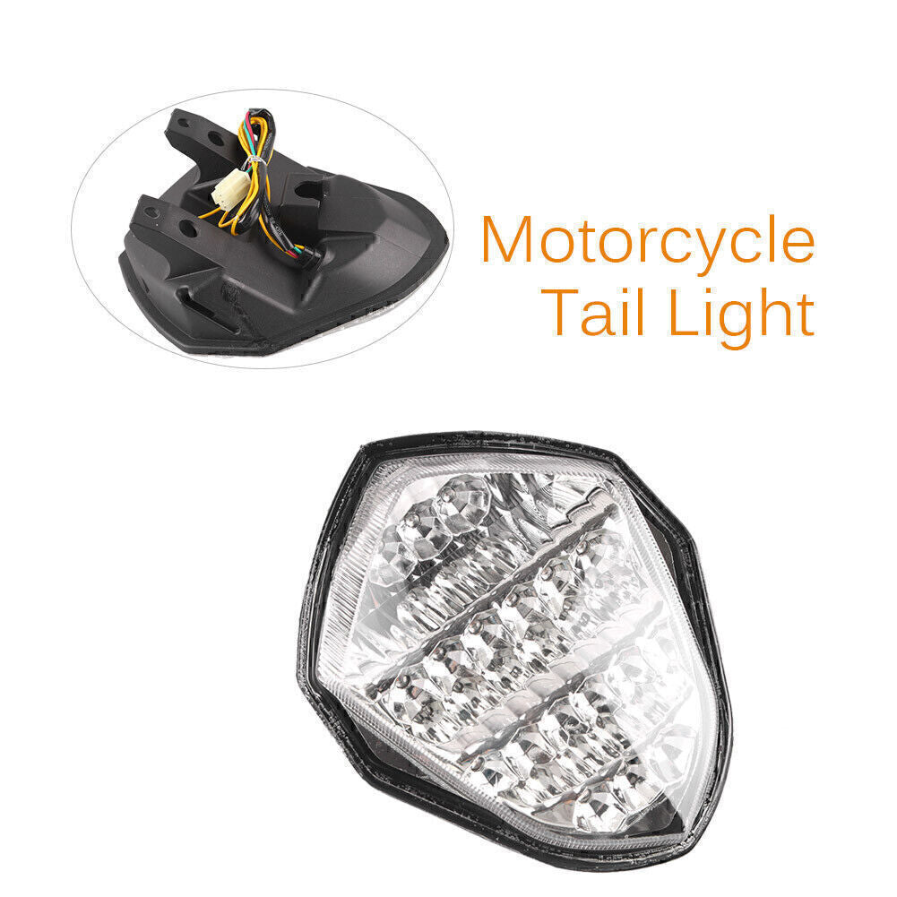 Fit for Suzuki GSXR 1000 2003 2004 Clear LED Turn Signals Rear Brake Tail Light UK