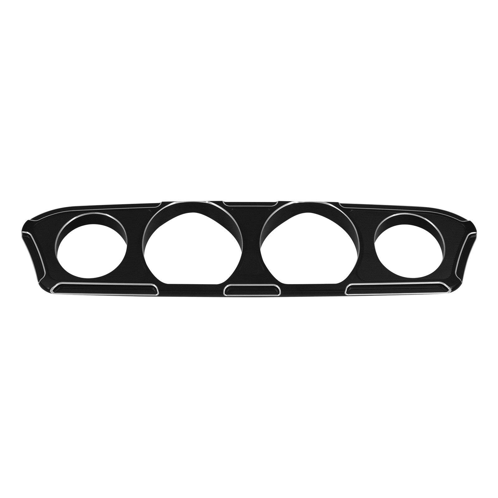 Black Gauge Trim Cover Fit for Harley Touring Electra Street Tri Glide 2014-2023