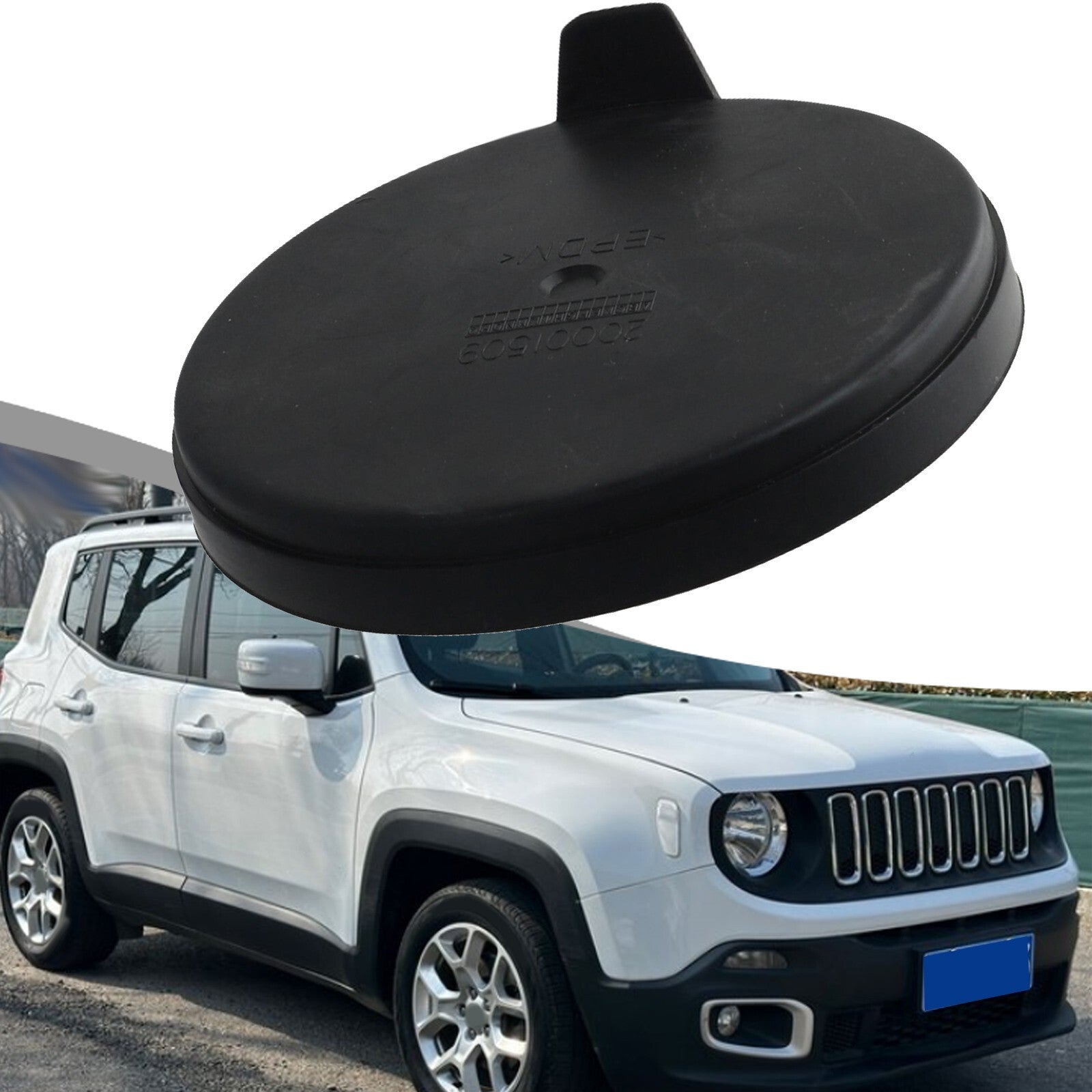 Headlight Dust Cover for Jeep Lid Dust Cap Replacement Rubber 20001509 Black