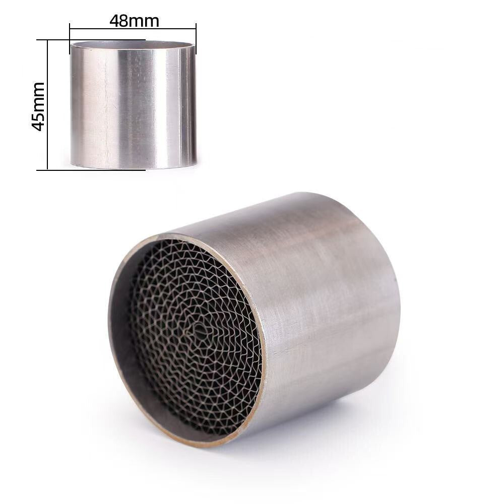 Motorcycle muffler pipe liner catalytic converter,for 48mm lower exhaust pipe
