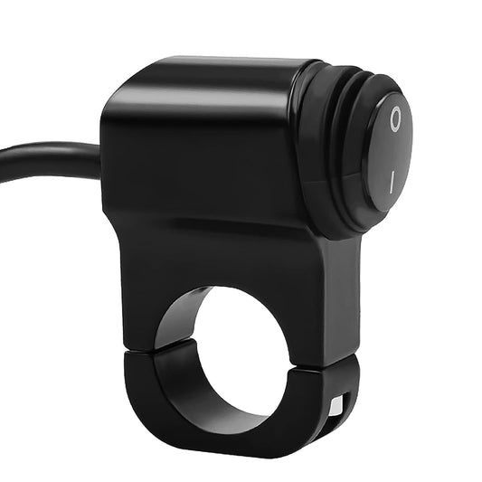 Motorcycle Headlight Switch for Honda for Yamaha for Suzuki 12V Waterproof Switch Black
