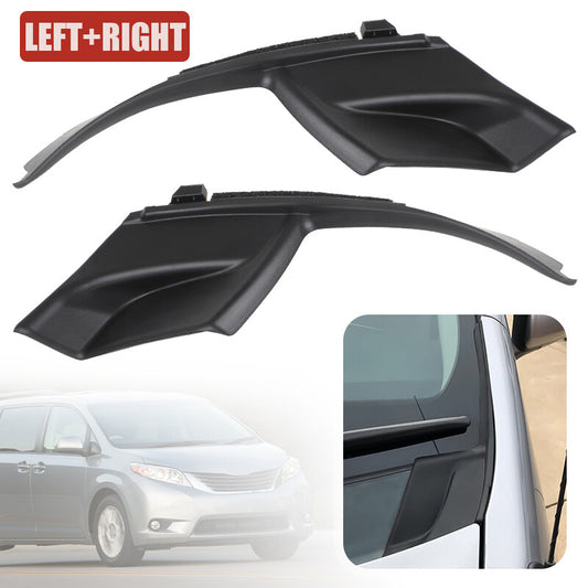 FRONT WINDSHIELD WIPER SIDE COWL EXTENSION COVER TRIM FOR 2011-20 for TOYOTA for SIENNA