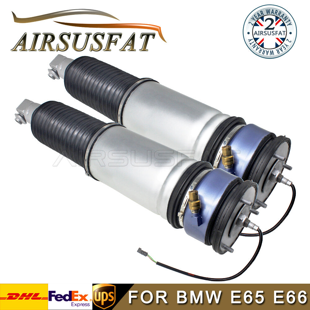 2pcs Rear for BMW 7 Series E65 E66 W/EDC Air Suspension Shock Absorber 2001-2008