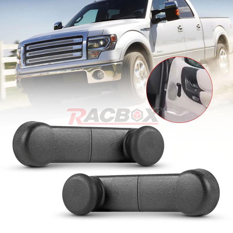2Pcs Inside Manual Window Crank Handles Black for 1997-2014 for Ford F150 F250 F350