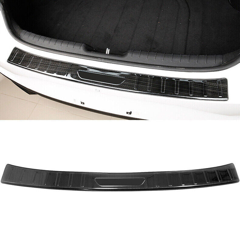 for Hyundai for Elantra 2021-23 Black Steel Rear Bumper Trunk Protector Guard Plate
