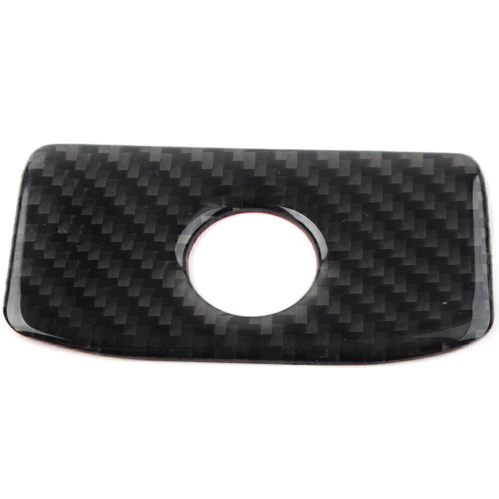 for Subaru Forester 2013-2018 Copilot Storage Box Handle Cover Trim Carbon Fiber