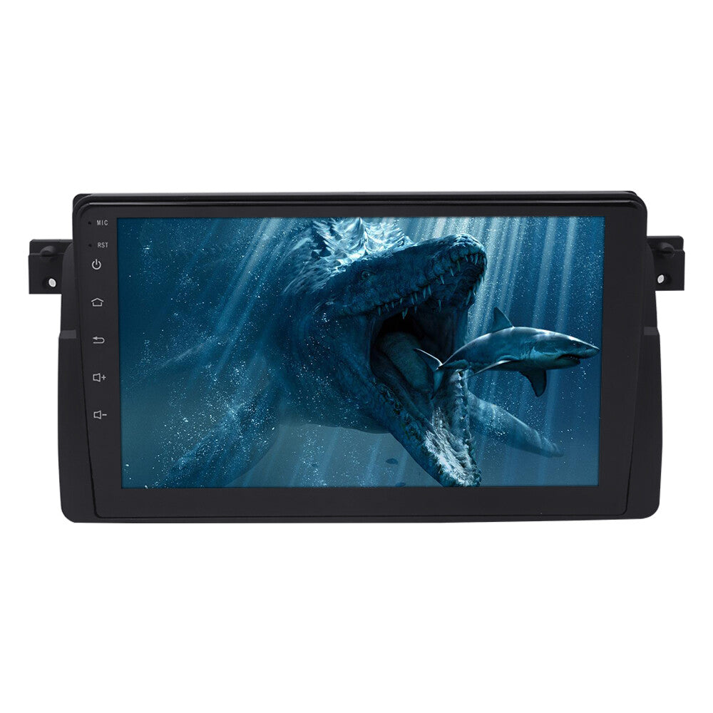 9 Android 13 Car Stereo GPS Navi Wifi BT RDS Radio 1+32GB for BMW E46 1998-2006