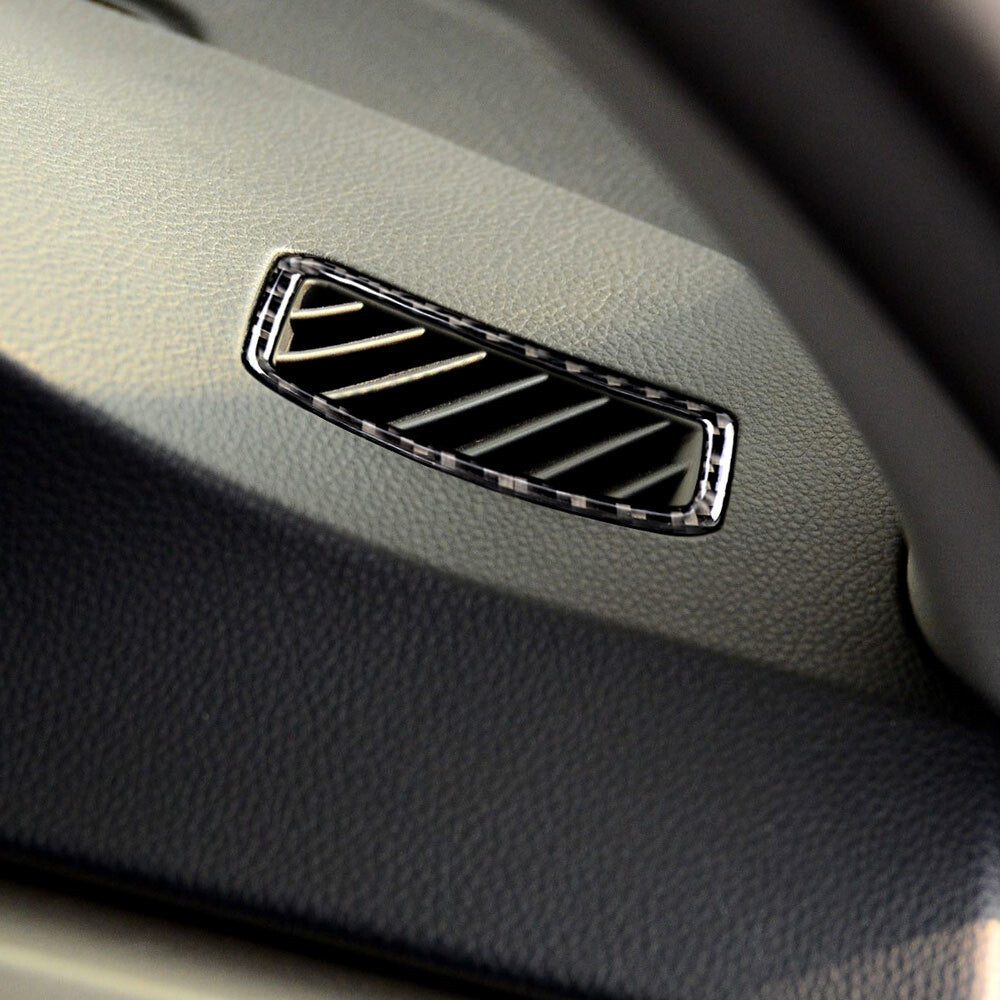 Carbon Fiber Dashboard Side Air Vent Outlet Cover for BMW 3 Series E90 2005-2012