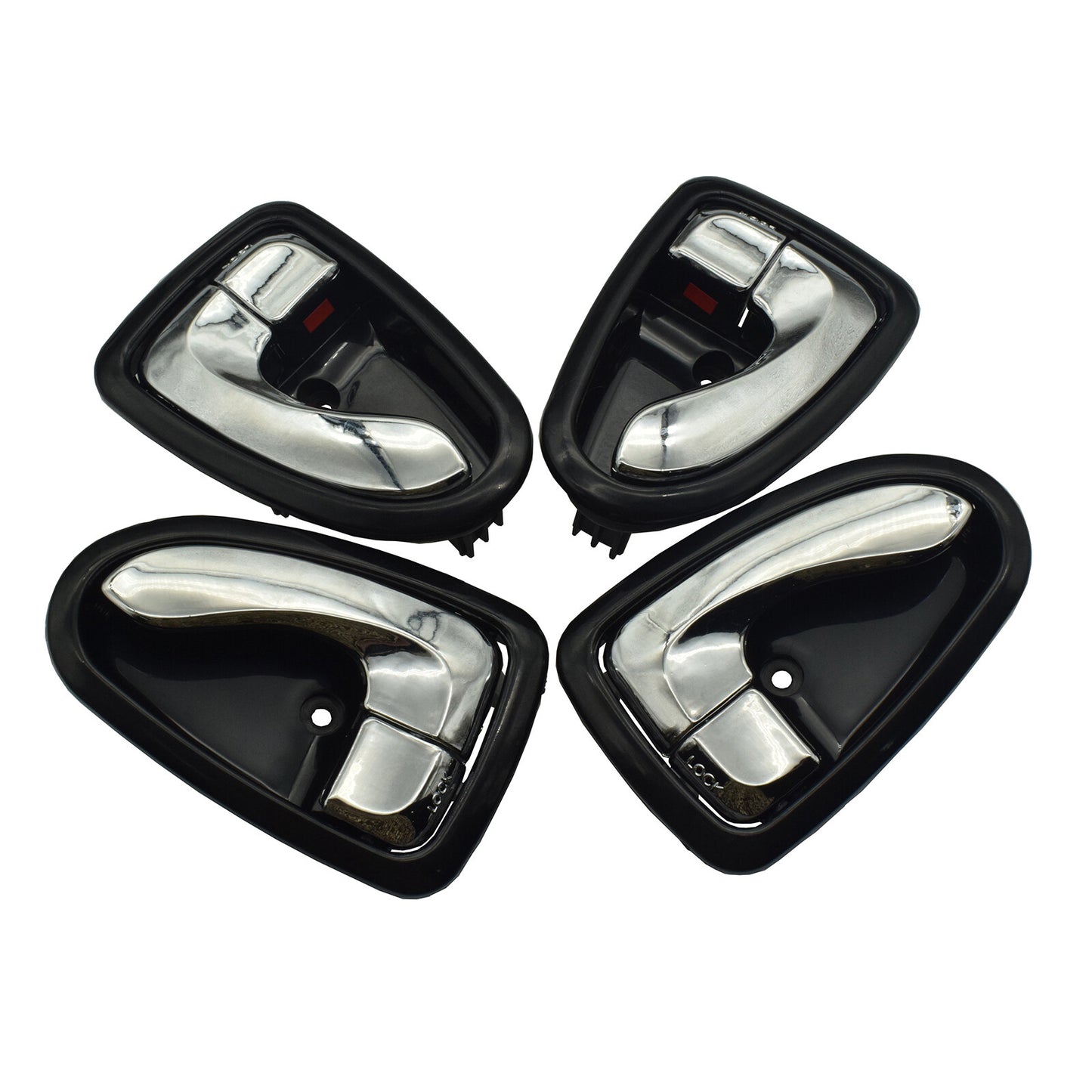 4X Inside Door Handle Left  Right Side 8262022001LG for 2000-06 for Hyundai Accent