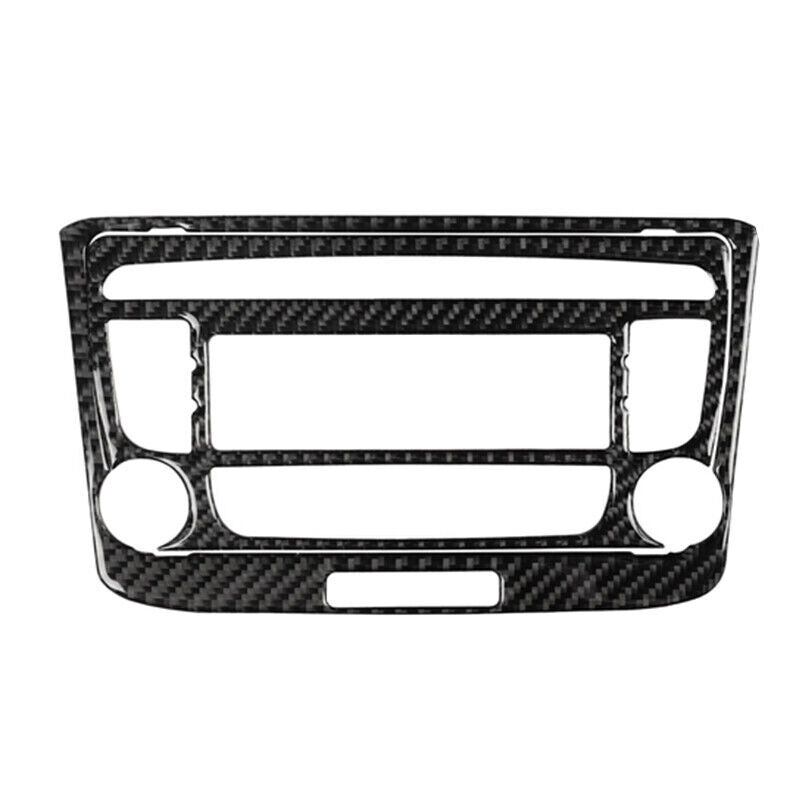 Carbon Fiber Car Control Air Conditioning CD Panel Cover for Audi TT TTRS 08-14