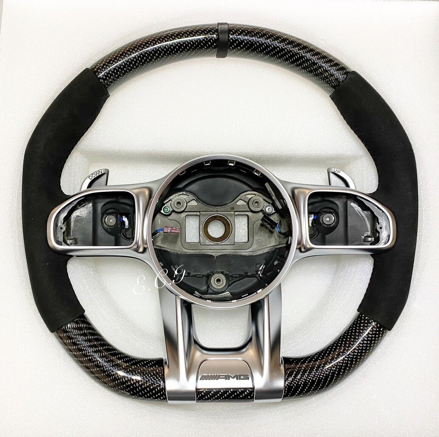 FIT FOR 19~22 for MERCEDES AMG G/C/E/S/CLS63 GT GLE CARBON FIBER STEERING WHEEL