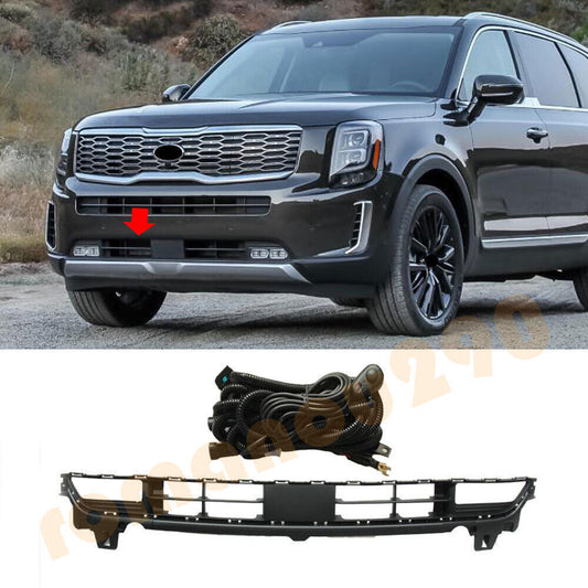 for Kia Telluride 2020-2022 Front Fog Lights Bracket and Fog Lights Cable Switch
