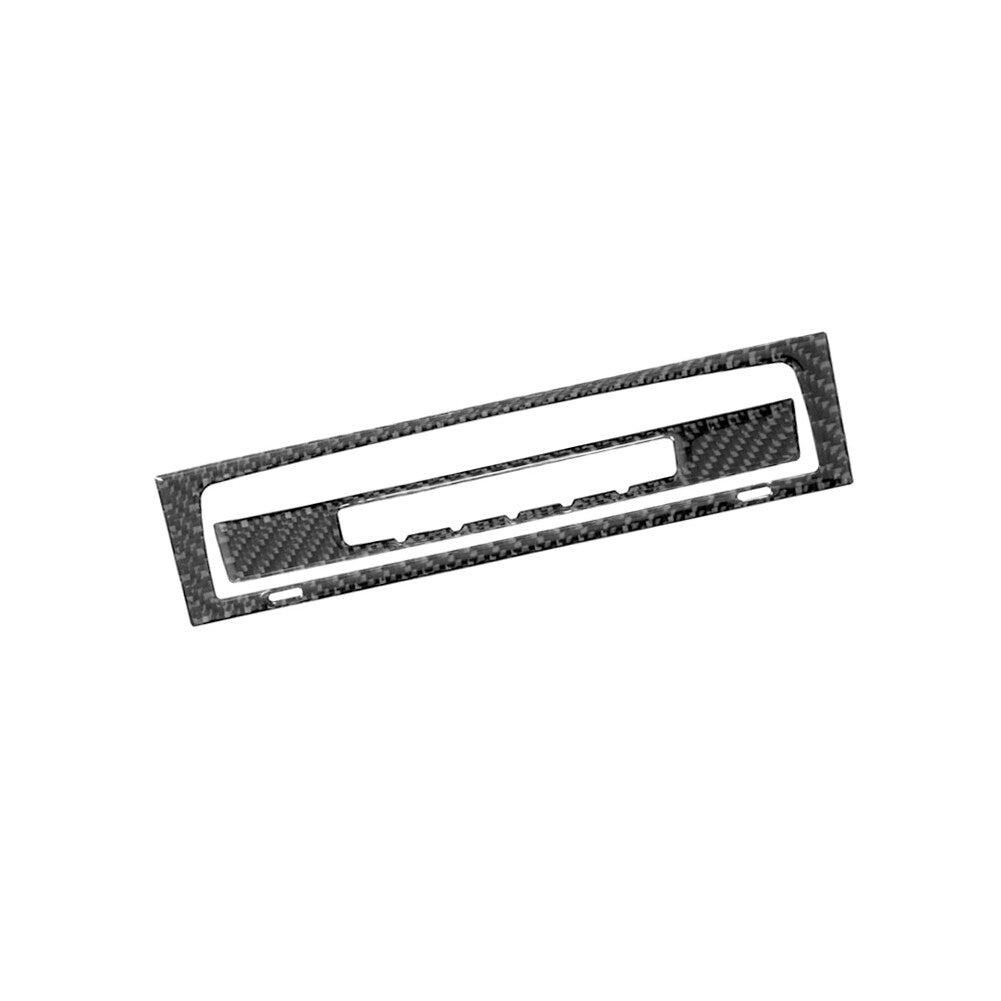 Carbon Fiber Interior Center Radio CD Frame Cover Trim for Audi Q7 2007-2015
