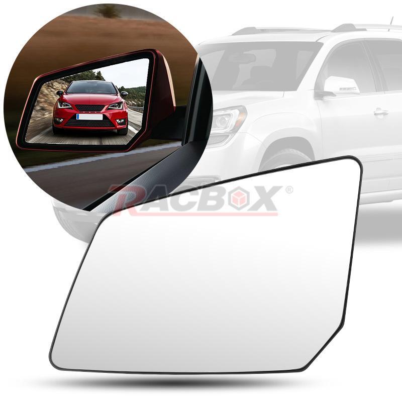 Driver Left Side Exterior Heated Mirror Glass w/Back Plate for GMC Acadia 07-16
