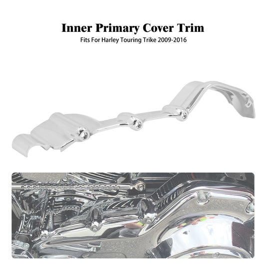 Chrome Inner Primary Covers Trim Fit for Harley Touring Electra Road Glide 09-16