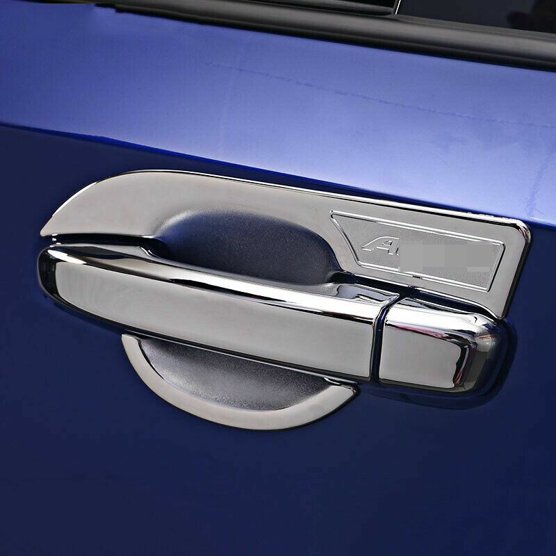 12X for Honda Accord 2018-2021 Chrome Car Door Handle+Door Bowl Trim Cover Trim