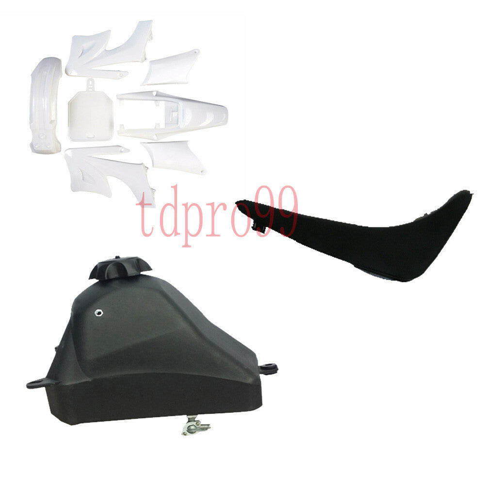 Apollo Orion Plastic Mudguard Kit + for Seat + Fuel Tank 125cc/150cc Pit Dirt Bike