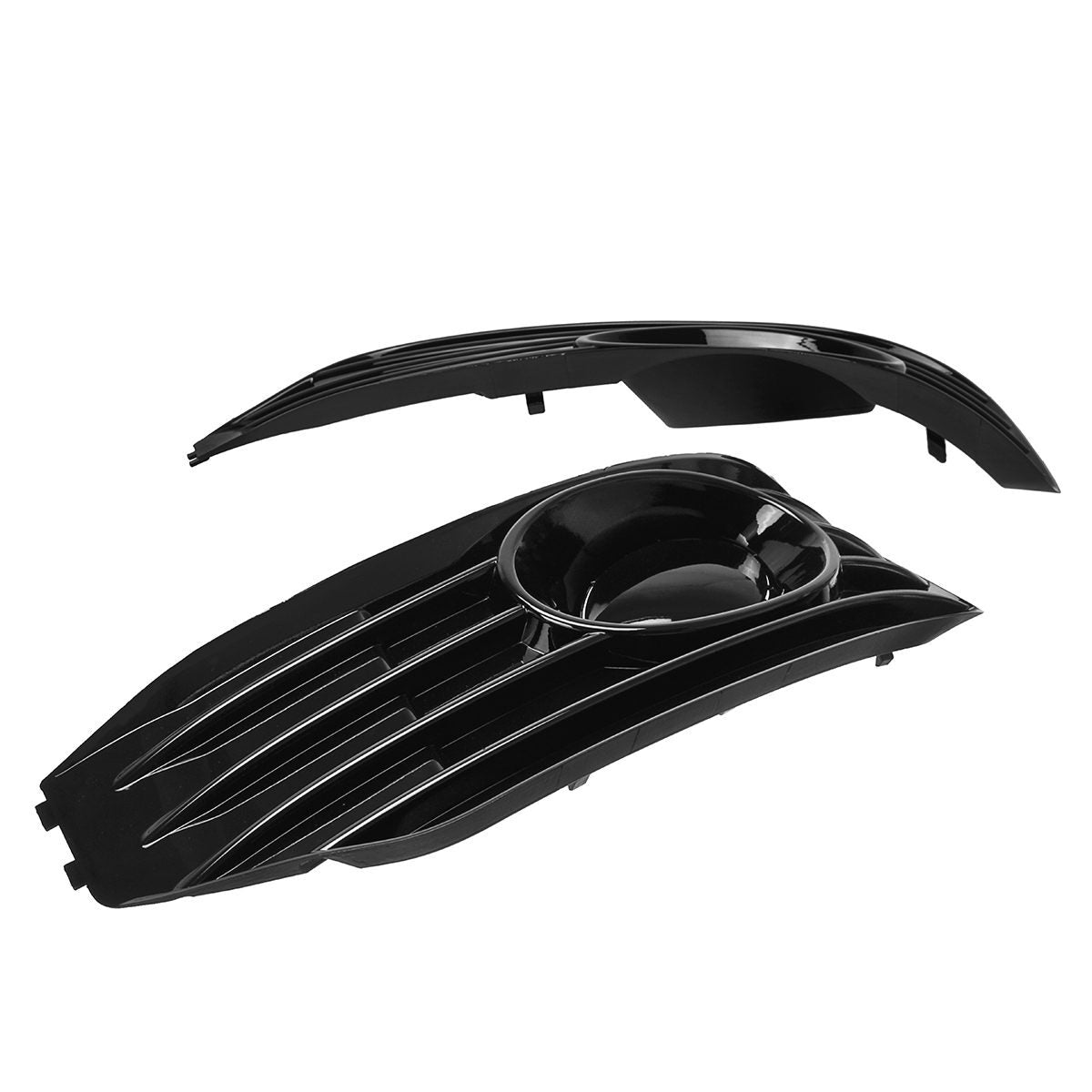 2 Black Front Fender Fog Light Cover Grille for Volkswagen T5 T5.1 Sportline 10-15