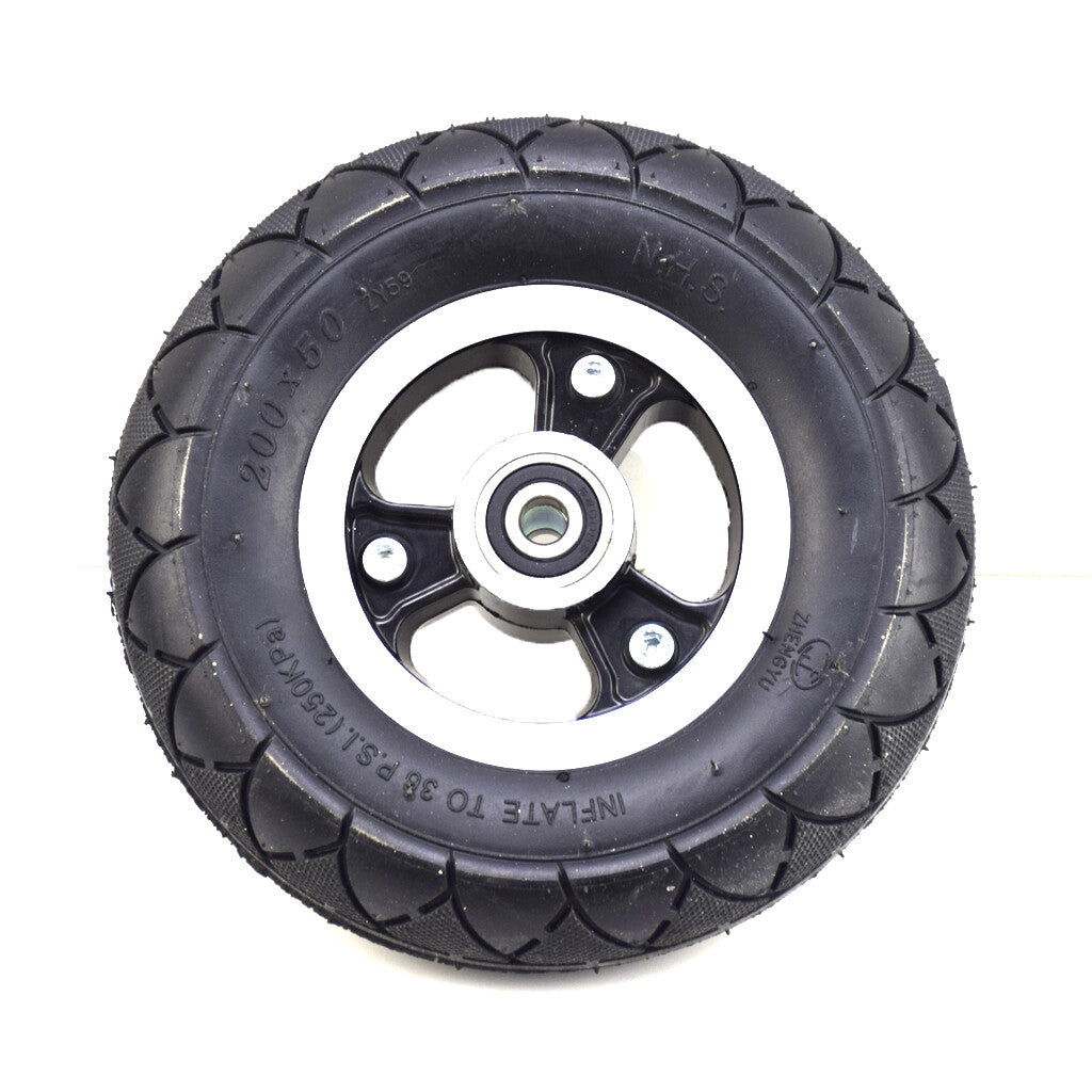 8 Inch 200x50 Rubber Tire Electric Scooter TireAlloy Rim Wheel Explosion Proof
