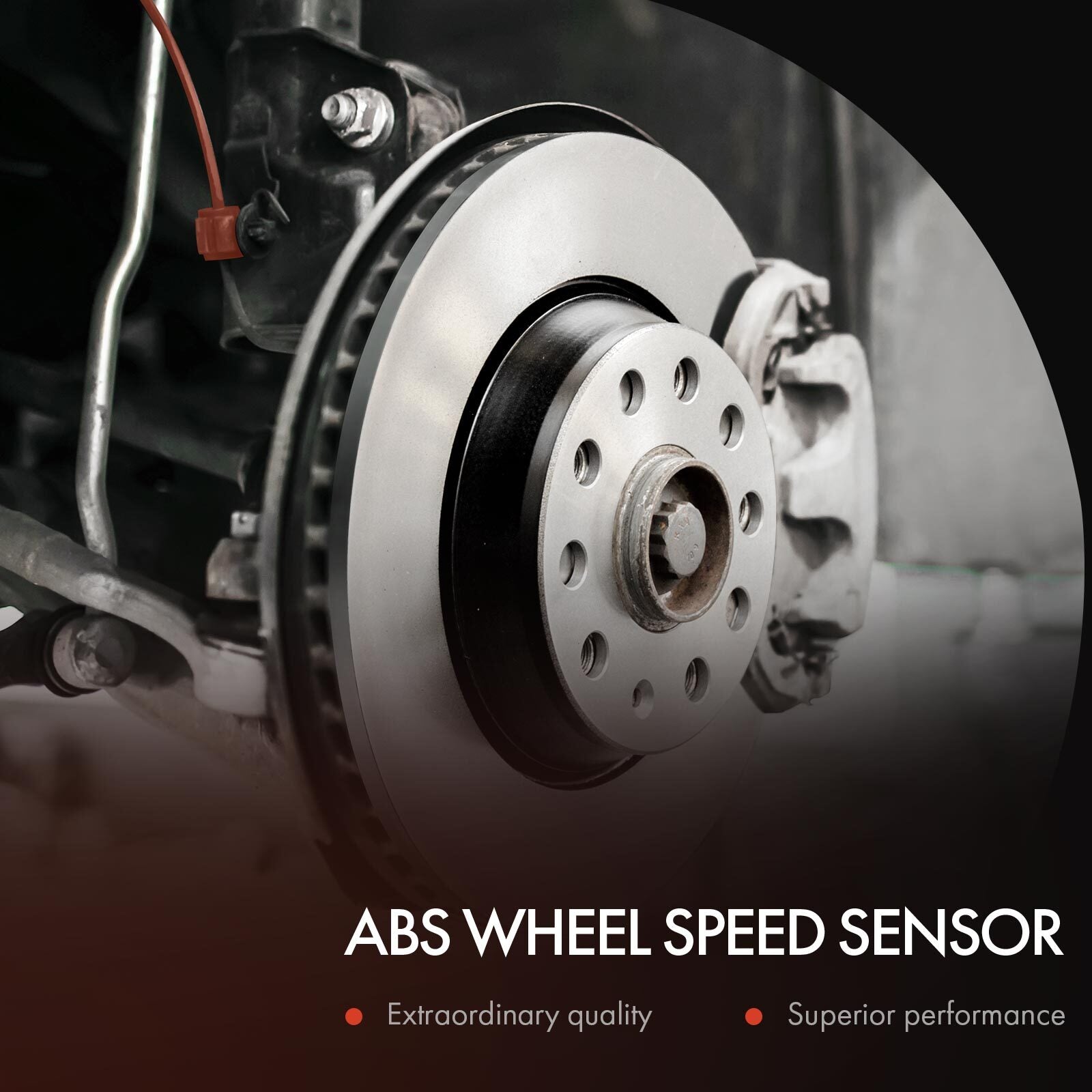 Four front and rear ABS wheel speed sensors suitable for Nissan Cube 2009 2010 - 2014 1.8L