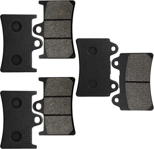 Front and Rear Brake Pads for YAMAHA Roadstar 1700 XV1700 2004-2009