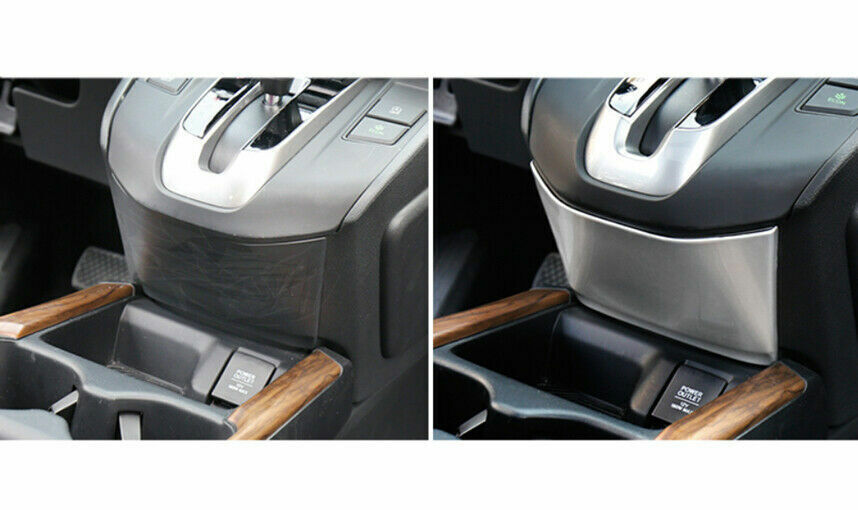 Inner Centre Center Console Panel Trim for Honda CRV CR-V 2017-2022 Matte Silver