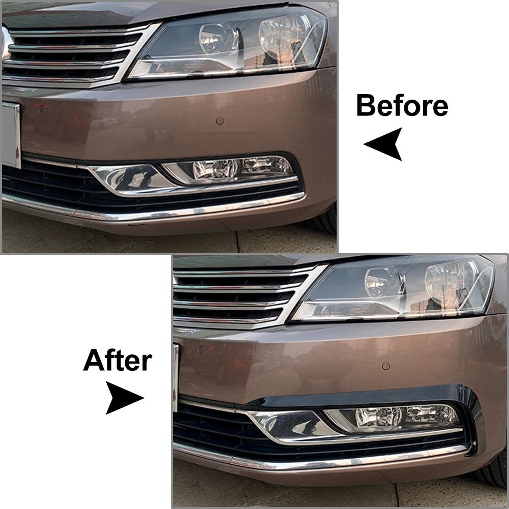 Front Bumper Spoiler Fog Light Frame Cover Trim FIT for VW for Passat B7 Sedan Variant