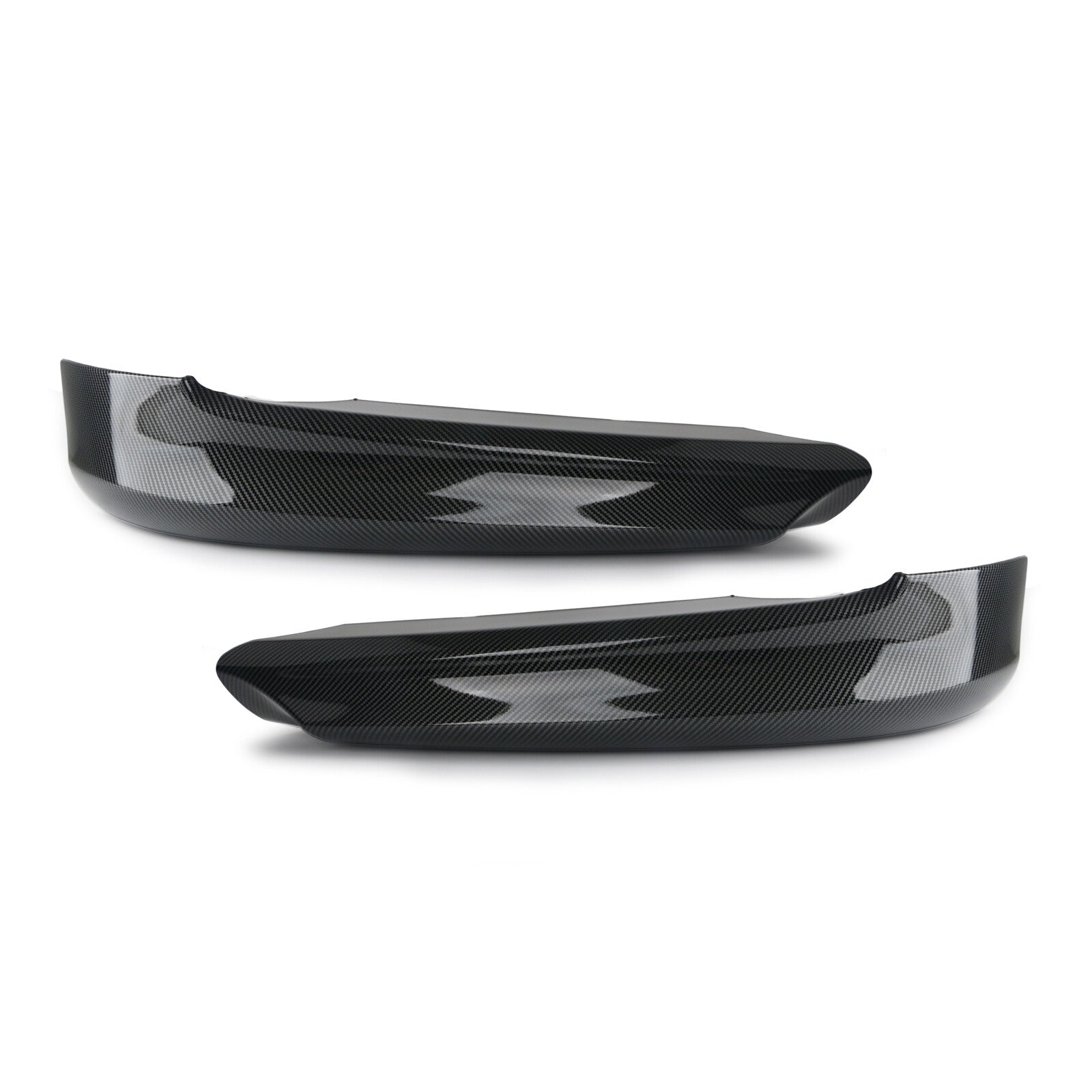 A pair of front bumper splitters, boiler carbon fiber, suitable for 05-08 for BMW E90 4Dr Sedan